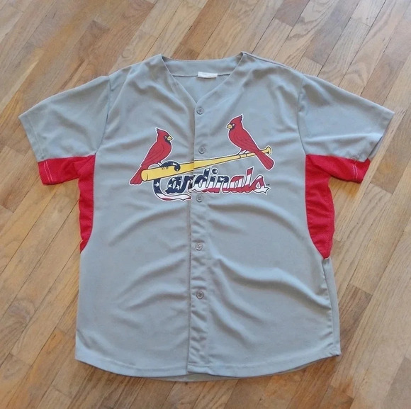 St Louis Cardinals Jersey - USA Flag Gray Men's Size XL - Picture 8 of 8